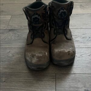 Red Wing Shoes Black and Gray Work Boots